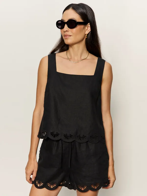 Sanctuary Almost There Linen Shorts CH0379GF4X S26