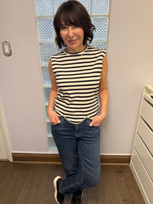 Vilagallo Striped Tank Top 33260 S26