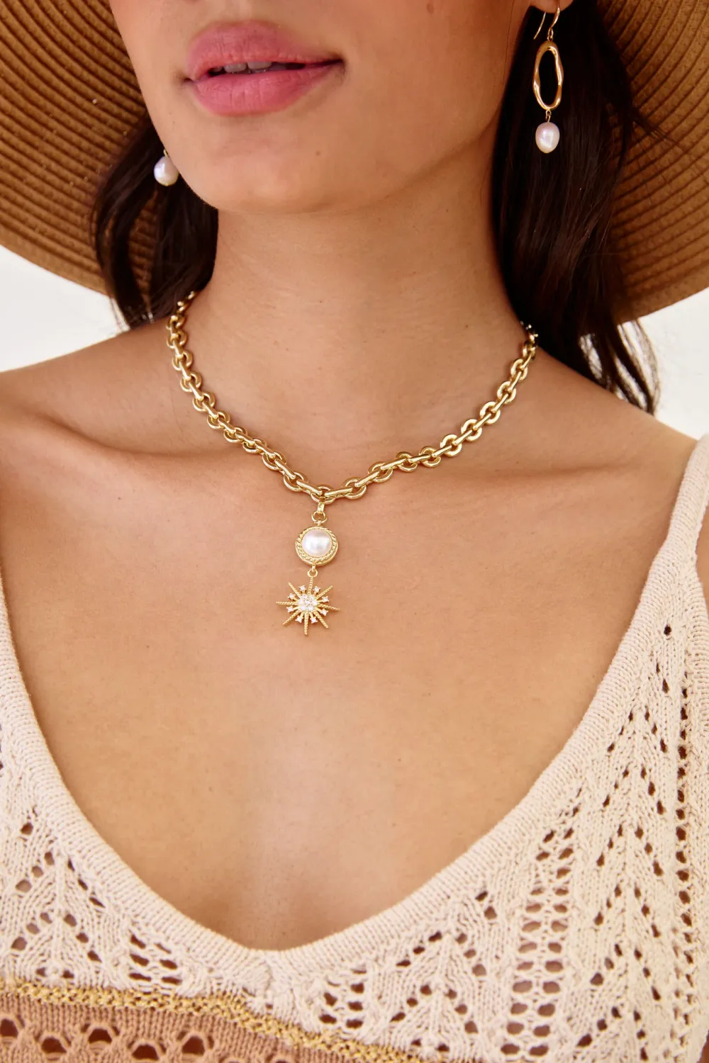 NKN Nekane Star Chain Necklace FK JASKAN S26