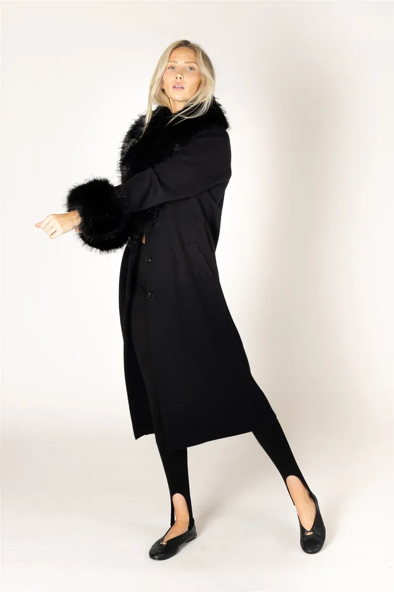 Lyla + Luxe Essentials Fur Coat VICKI F26