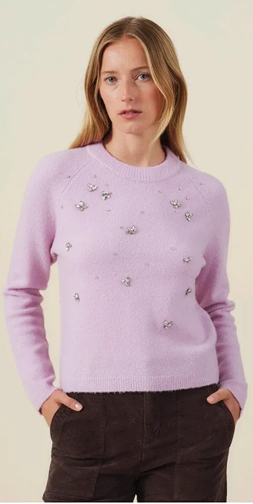 Velvet Cozy Knit Pullover JEWEL08 F26
