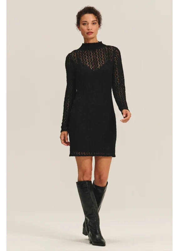 Velvet Stretch Lace Dress SOPHIA08 F26