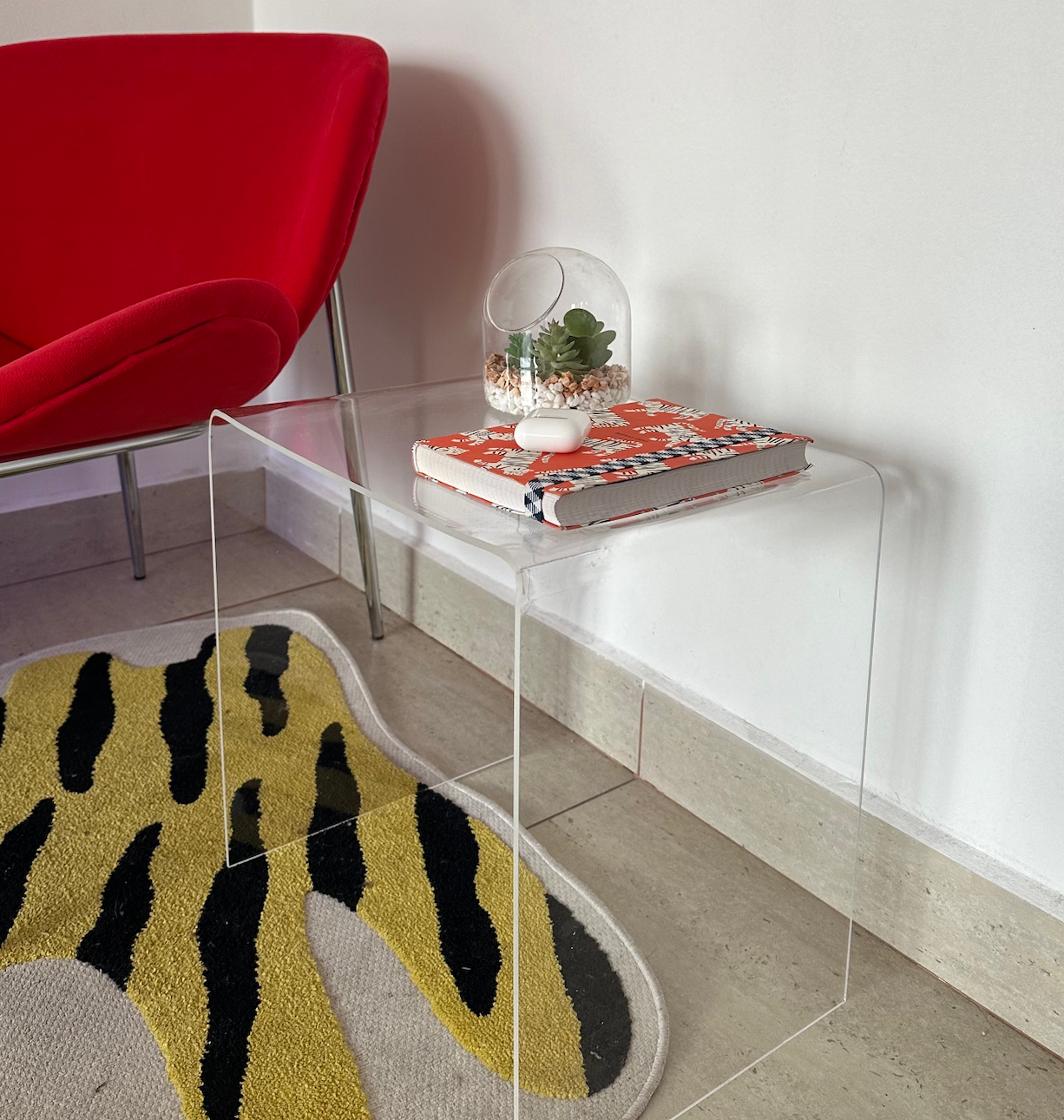 COFFEE TABLE TRANSPARENTE