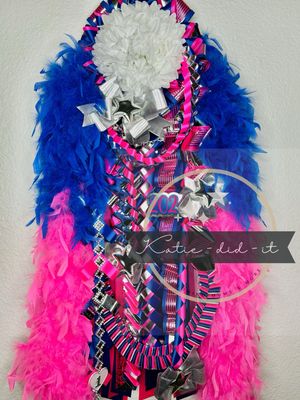 PREMADE 36 inch (hot pink and blue) PREMADE 36 inch (hot pink and blue)