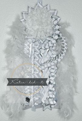 PREMADE 24 inch (senior white silver)