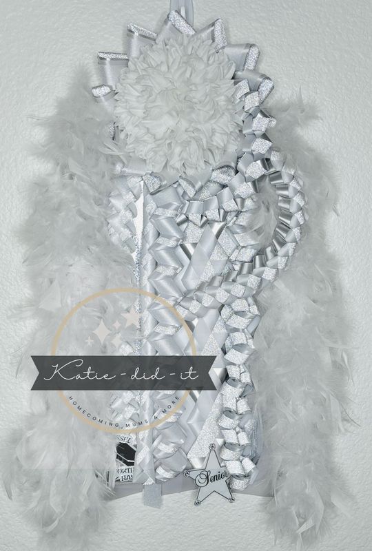 PREMADE 24 inch (senior white silver)