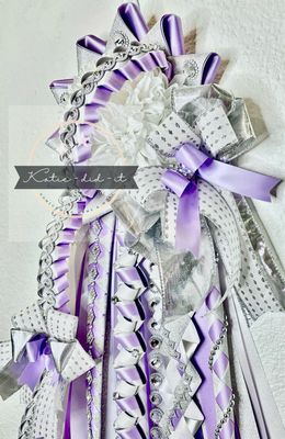 PREMADE 30 inch (lavender silver &amp; white)