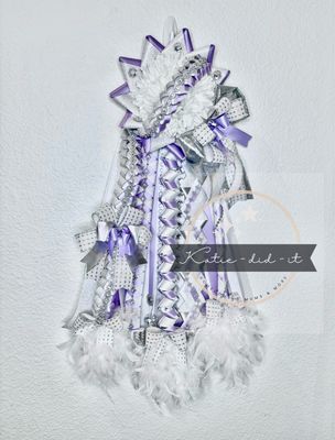 PREMADE 30 inch (lavender silver &amp; white)