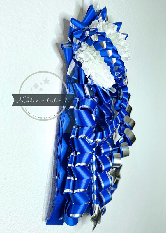 PREMADE 18 inch (blue matte silver)