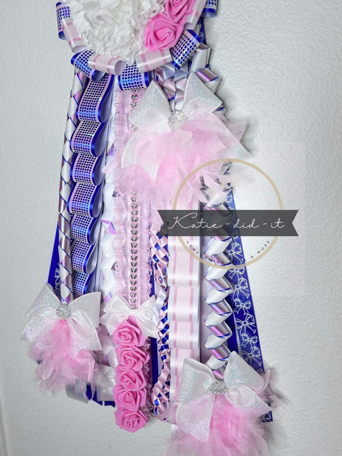 PREMADE 36 inch Pink and Blue