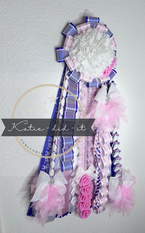PREMADE 36 inch Pink and Blue