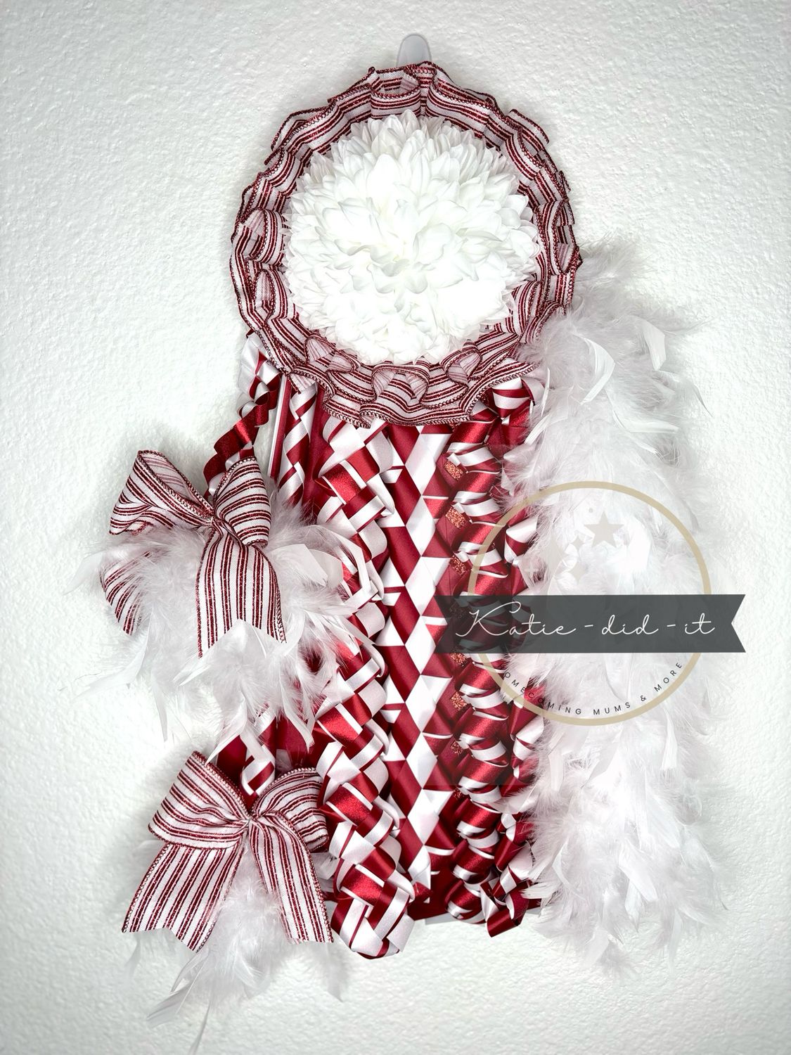 PREMADE 24INCH Red AND White