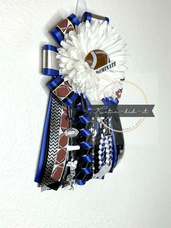 PREMADE 15 Inch Silver and White