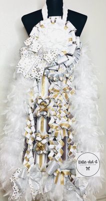 PREMADE 36 INCH GOLD AND SILVER STATEMENT