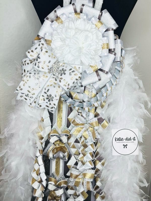 PREMADE 36 INCH GOLD AND SILVER STATEMENT
