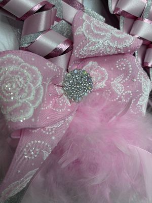 PREMADE 30 inch PINK ON PINK MUM
