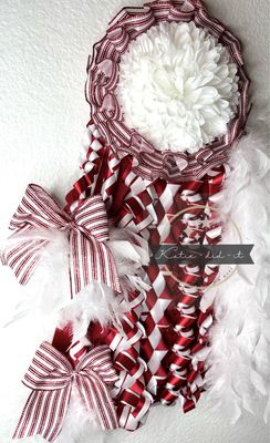 PREMADE 24INCH Red AND White