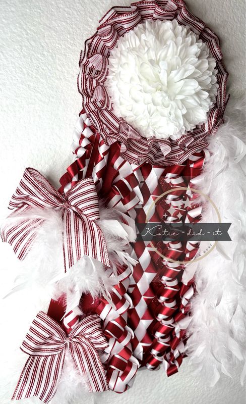 PREMADE 24INCH Red AND White