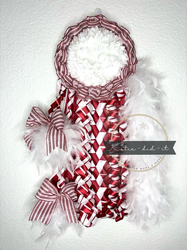 PREMADE 24INCH Red AND White