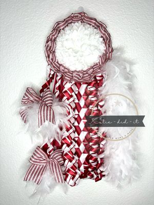 PREMADE 24INCH Red AND White