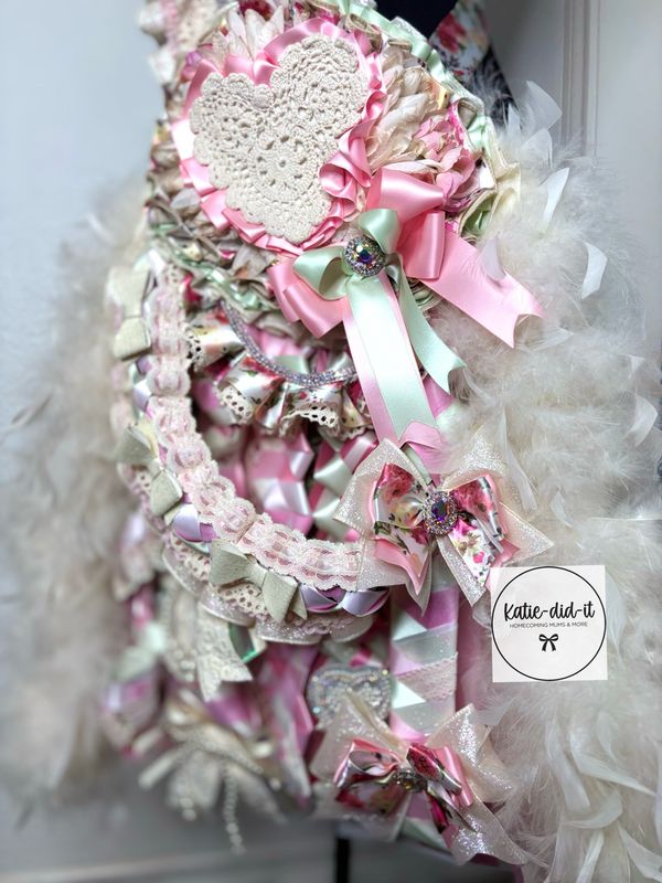 24 INCH VINTAGE CREATIVE ON RUFFLE SASH