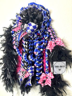 24 INCH FUNKY ROYAL HOT PINK AND BLACK CREATIVE