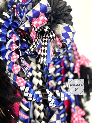 24 INCH FUNKY ROYAL HOT PINK AND BLACK CREATIVE