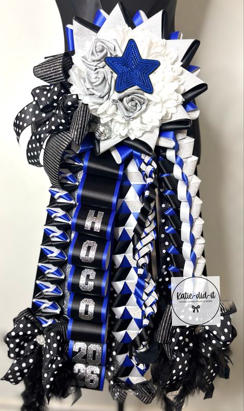24 Inch BLUE BLACK SILVER CLASSIC