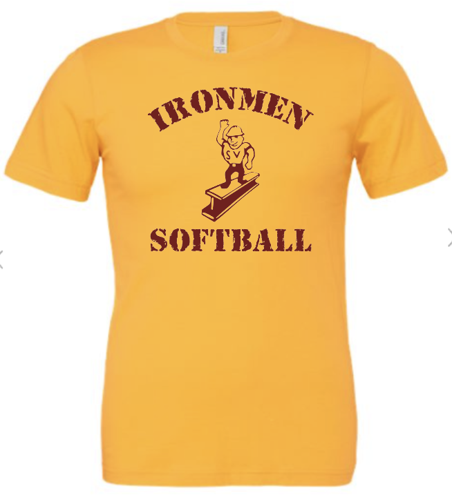 Ironmen Softball - Vintage Logo (T-Shirts, Long Sleeve, Crewneck and Hoodies)