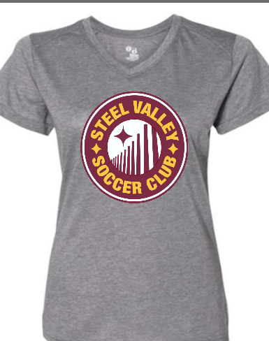 Steel Valley Soccer Club Ladies Chest Logo Shirt