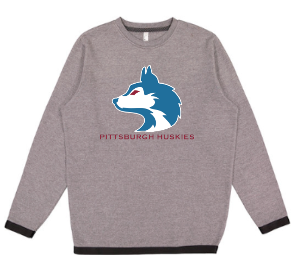 Pittsburgh Huskies Adult Fleece Crewneck Sweatshirt- 6789