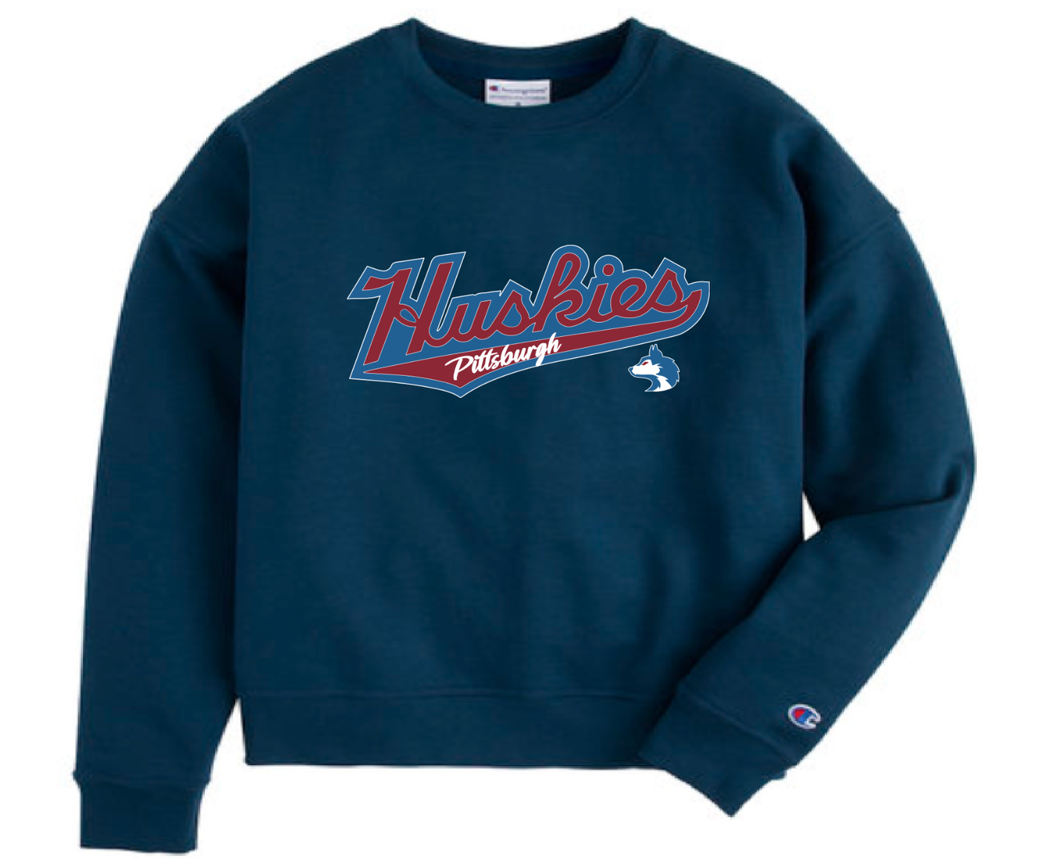 Pittsburgh Huskies Ladies Champion Fleece Crewneck