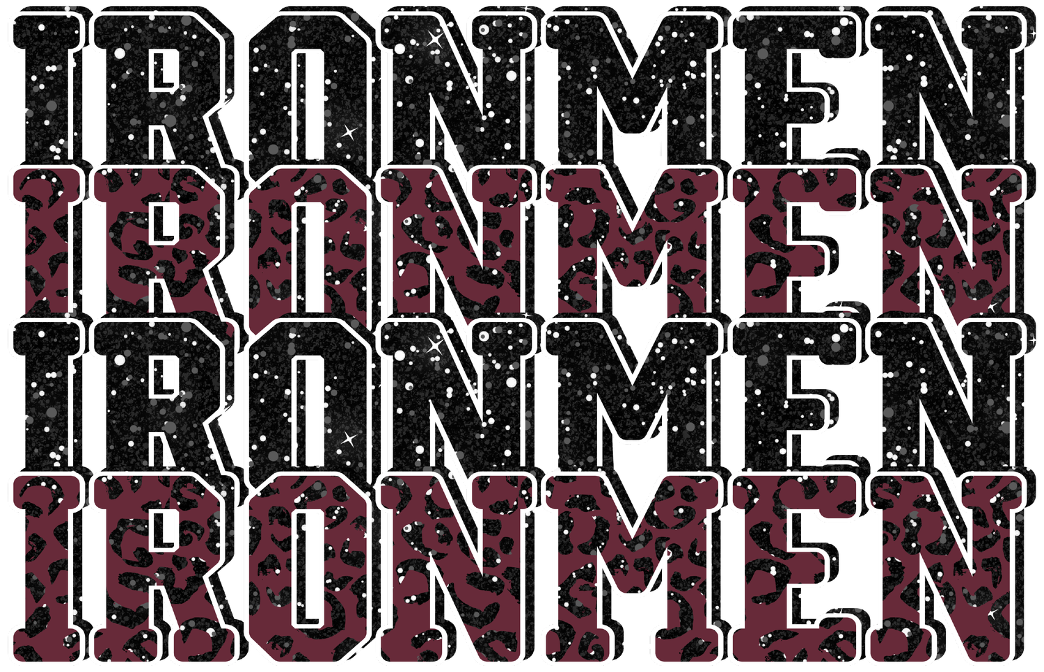Ironmen Leopard Logo - Ladies Shirts