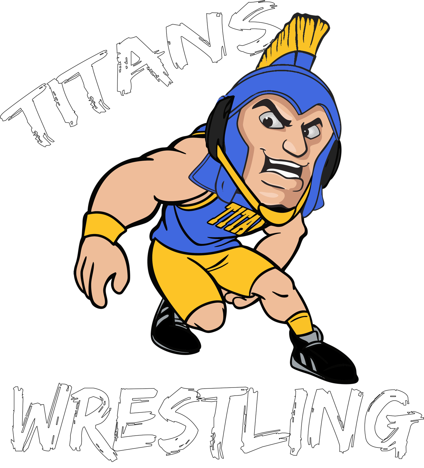 Titans Wrestling Fundraiser - Titans Wrestler Shirt