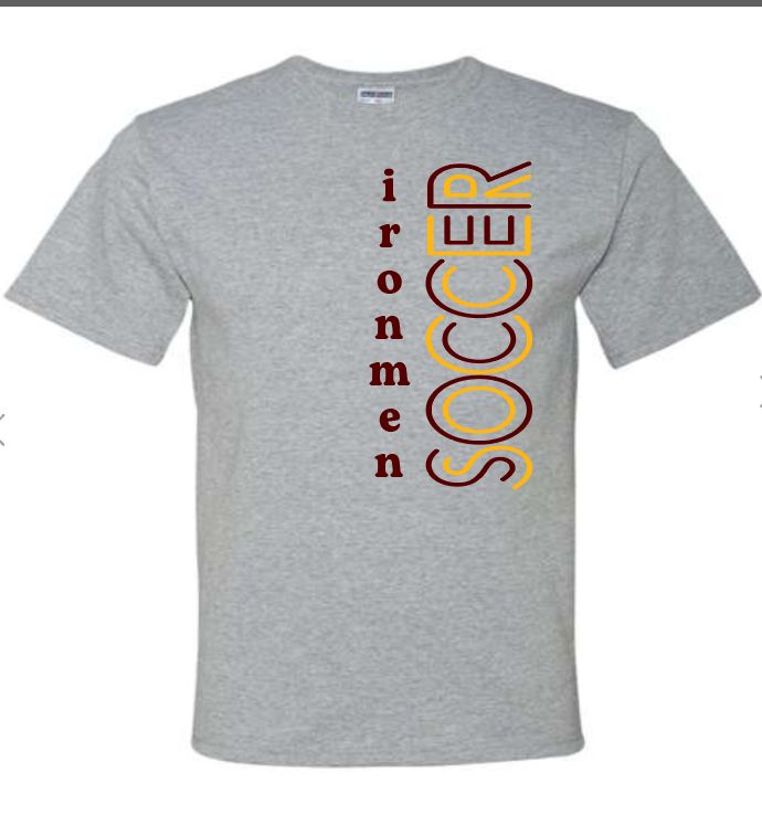 HS Girls&#39; Soccer Retro Vertical Logo