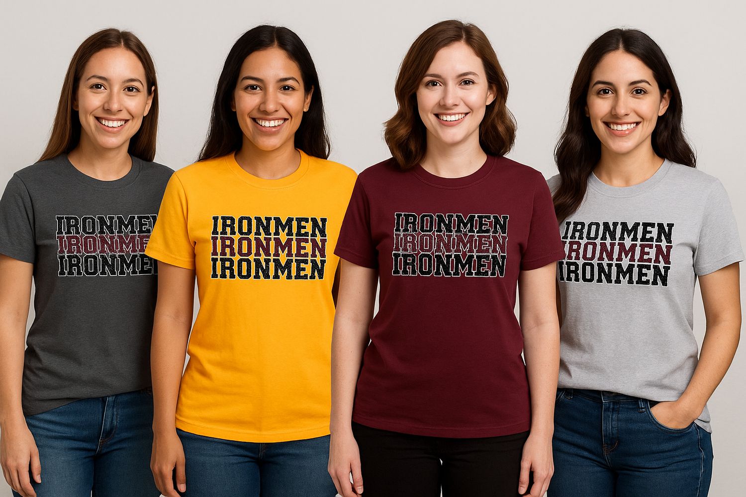 Ironmen Leopard Logo - Ladies Shirts