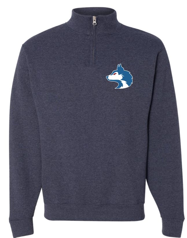 Huskies Unisex Nublend® Cadet Collar Quarter-Zip Sweatshirt - 995MR