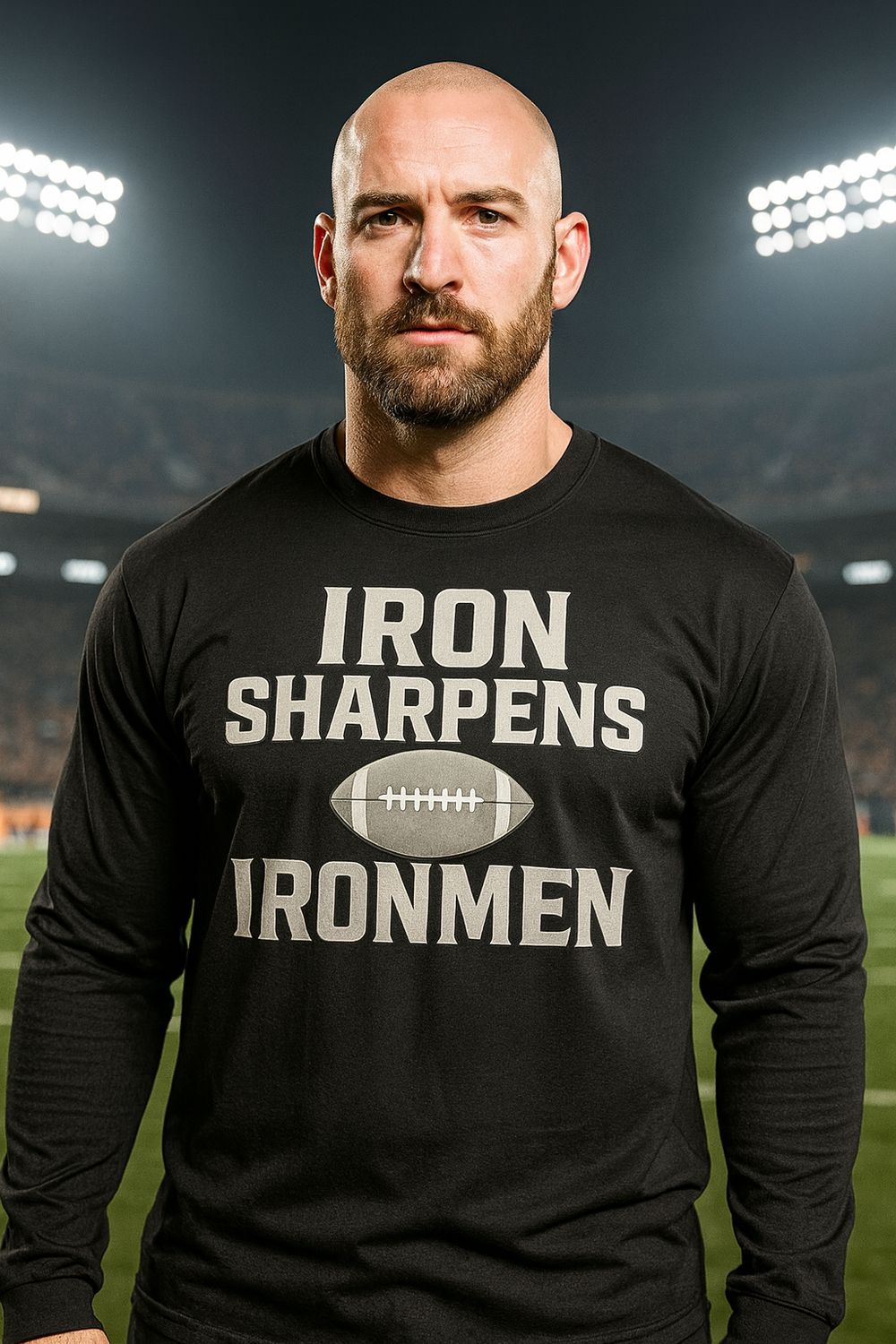 Iron Sharpens Ironmen Football (T-shirts, Hoodies/Sweatshirt)