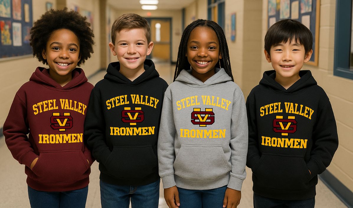 Elementary Steel Valley Ironmen - Hoodies