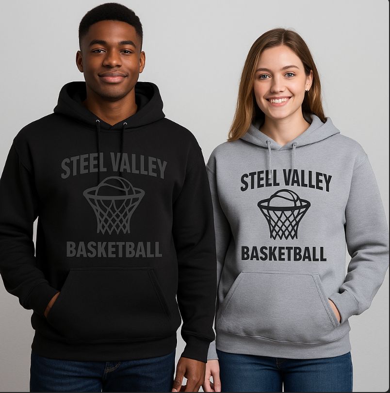 Steel Valley Basketball Blackout Shirt - Hoodie