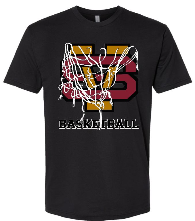 Steel Valley Basketball Hanging Net- T-Shirt