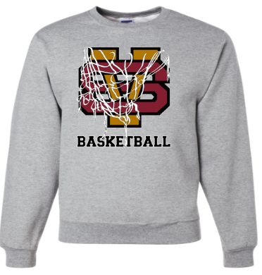 Steel Valley Basketball Hanging Net - Crewneck Sweatshirt