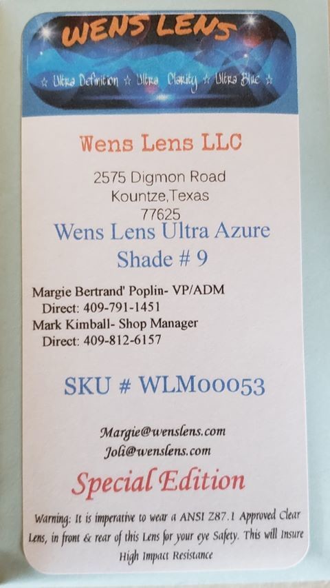 Wens Lens Ultra Azure Shade #9