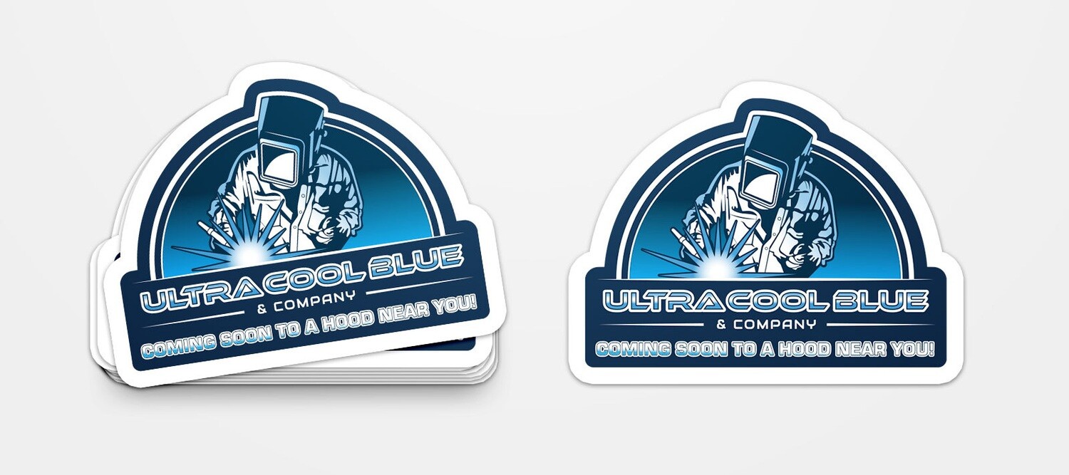 Coming Soon To A Hood Near You Logo Sticker - SM