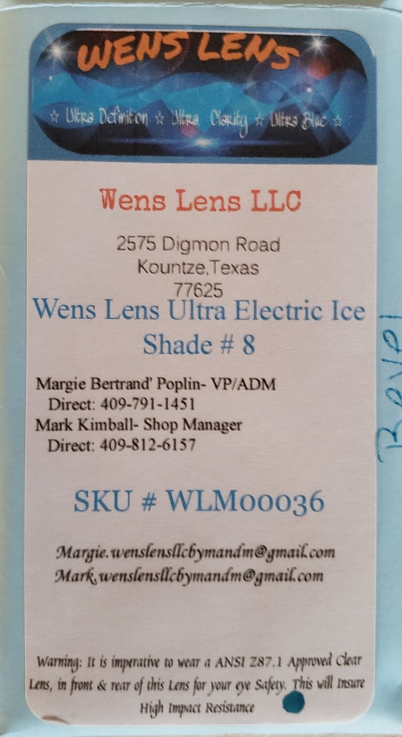 Wens Lens Ultra Electric Ice Shade #8