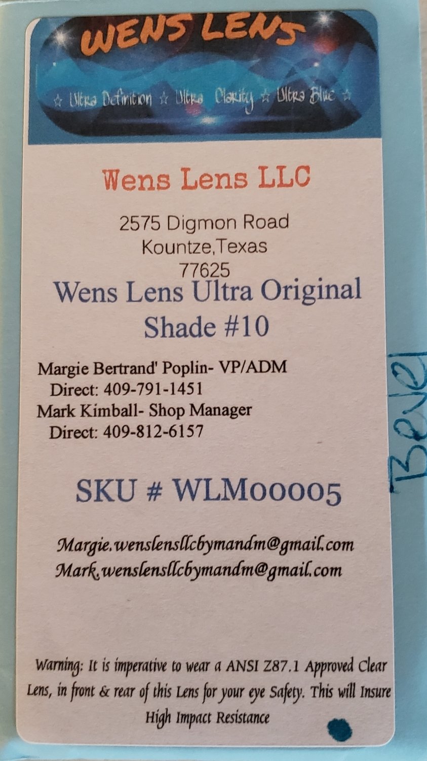 Wens Lens Ultra Original Shade #10