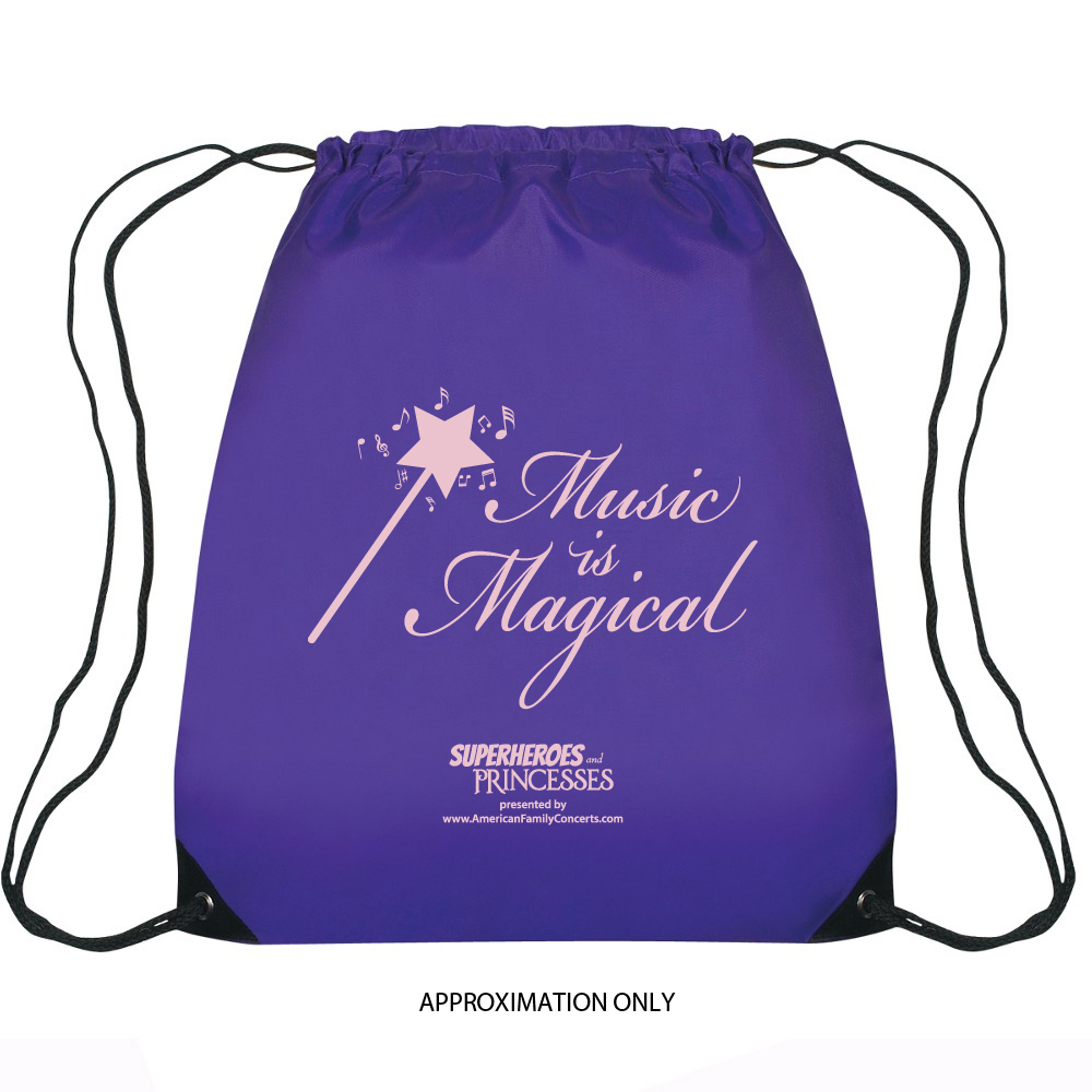 Drawstring Bag: Music is Magical