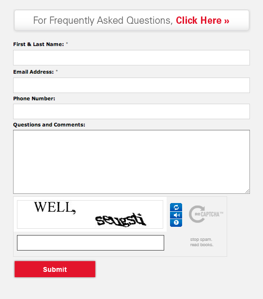 Custom Contact/User Form