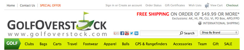 Shop By Drop Down Menu