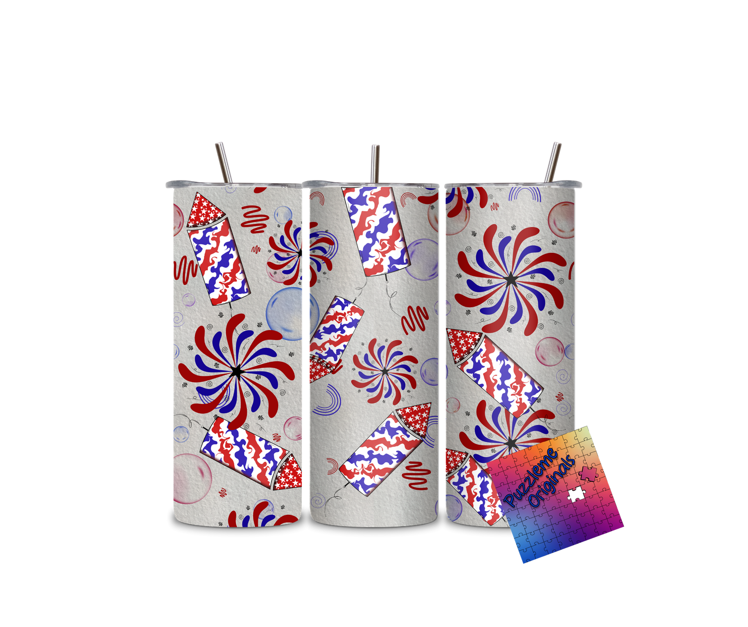 4th of July Themed Seamless Large